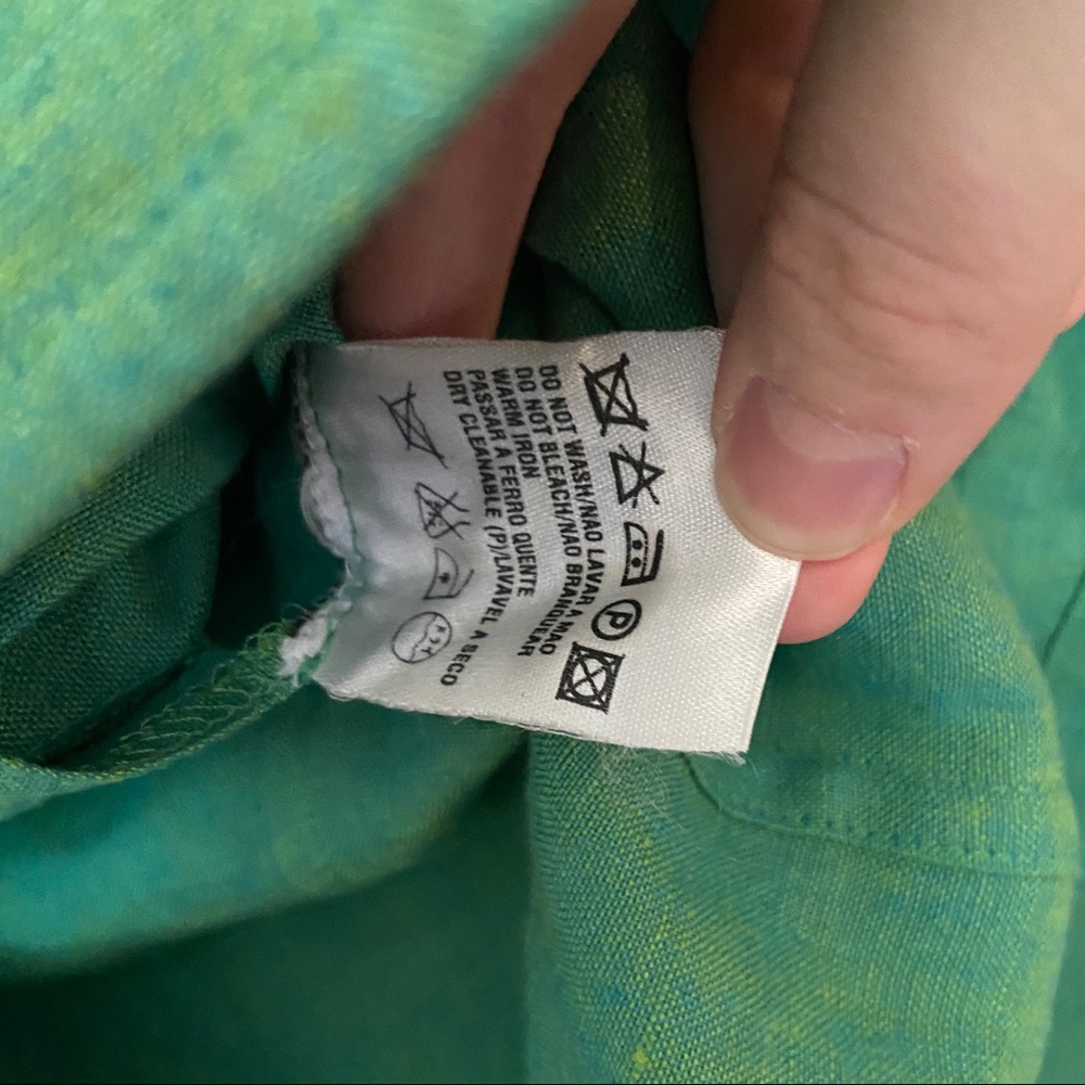 Vintage Escada 100% linen green blazer - Picture 8 of 8